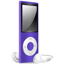 iPod Nano purple off