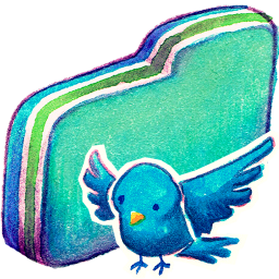 Birdie Green Folder