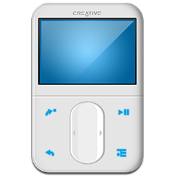 Creative Zen White Front