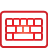 Keyboard red