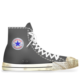 Converse Gray dirty