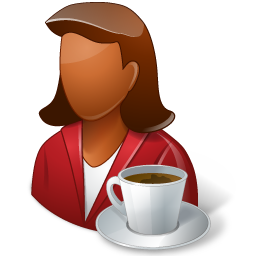Person Coffeebreak Female Dark