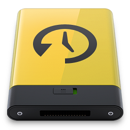 HDD Yellow Time Machine