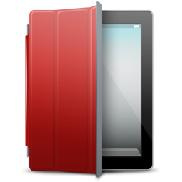 iPad 2 black red cover