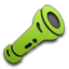 Flashlight green