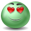 Inlove emoticon