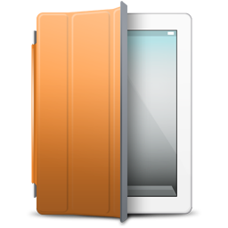 iPad 2 White organge cover
