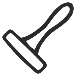 Stamp outline