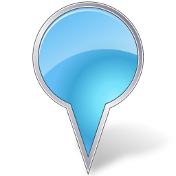 Map Marker Bubble Azure
