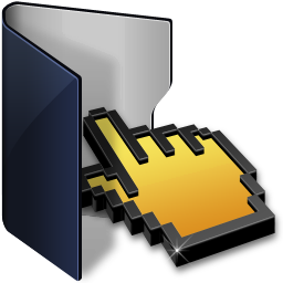 Folder Blue Click