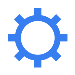 Settings blue