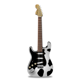 Stratocastor Guitar Cow