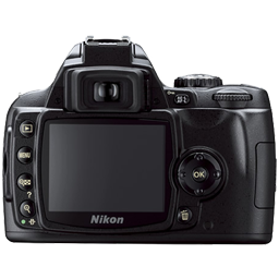 Nikon D40 back