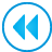 Button Rew blue