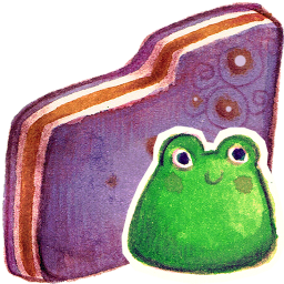 Froggy Violet Folder