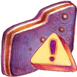 Caution Violet Folder