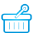 Shopping Basket blue