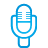 Microphone blue