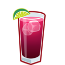Sea breeze cocktail