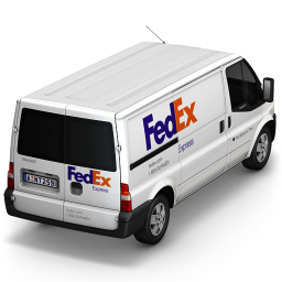 Van FedEx Back