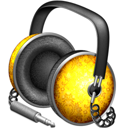 Golden Garnish headphones