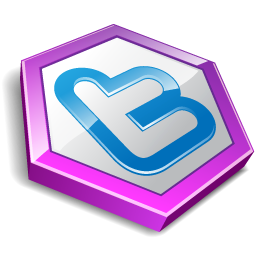 Purple shape twitter