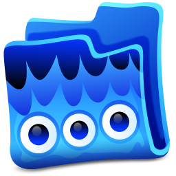 Creature Blue Folder