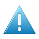 warning blue