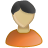 User male olive orange