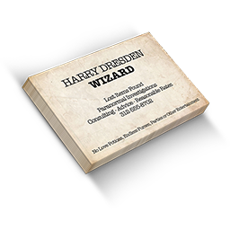 Harry Dresden Business Card