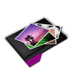 My Pictures Pile Purple