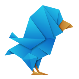 Origami Twitter Bird