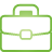Briefcase green