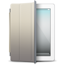 iPad 2 White beige cover