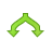 Arrow split down