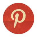 Retro Pinterest Rounded