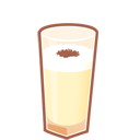Brandy Eggnog cocktail