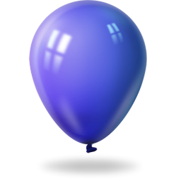Ballon navy blue