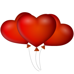 Hearts Ballons