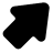 Arrow Right Up black