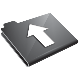 Arrow up grey
