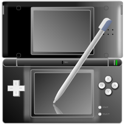 Nintendo DS black with pen
