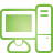 Computer green