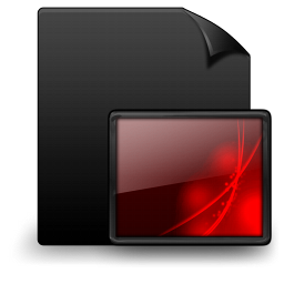 File Image black red