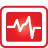 Oscilloscope red
