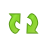 Arrow double clockwise y
