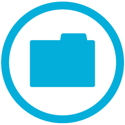 Metro Folder Blue