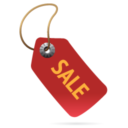 Red Sale Label
