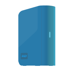 WD External HD blueberry