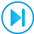 Button End blue